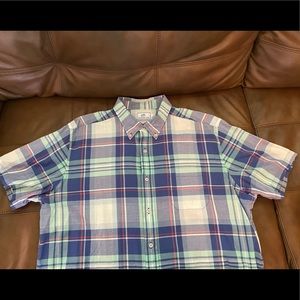 XL Southern Tide Classic fit short sleeve button down